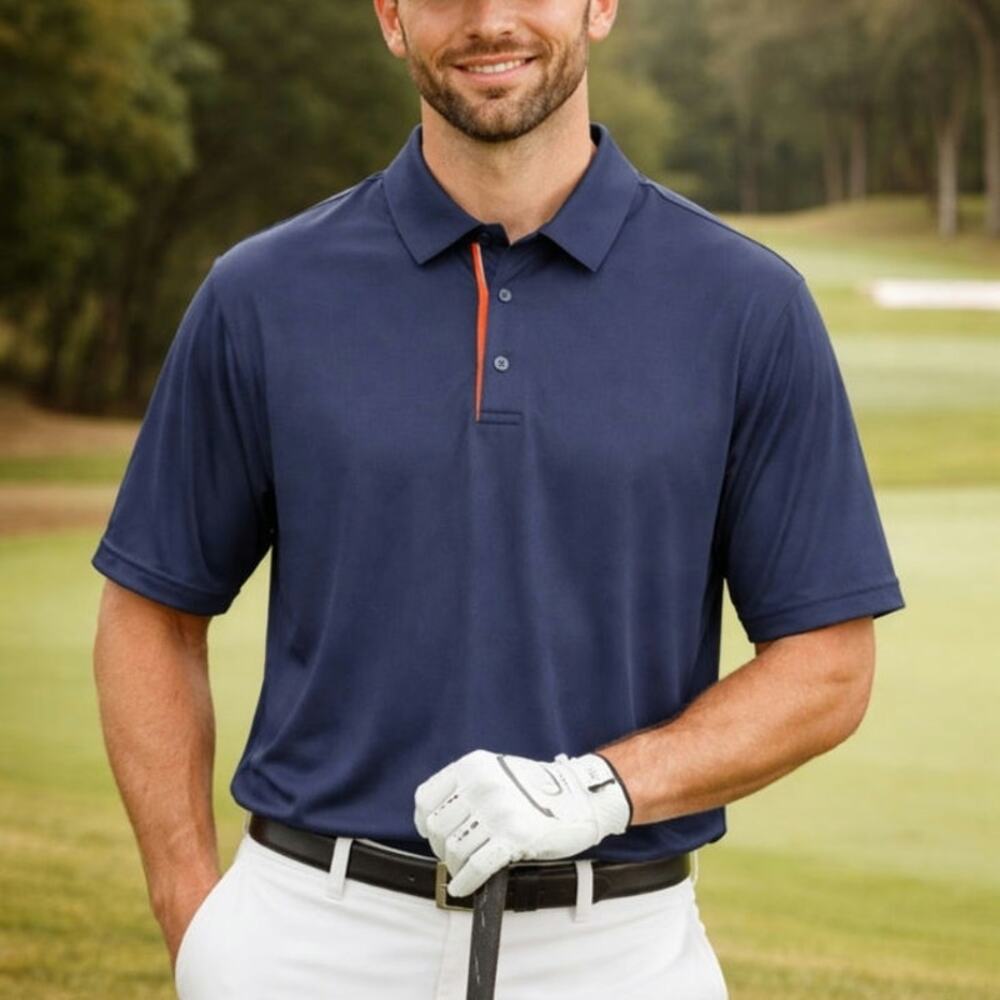 Footjoy Golf Polo Men's Size XXL Grayish Blue Performance Stretch Casual